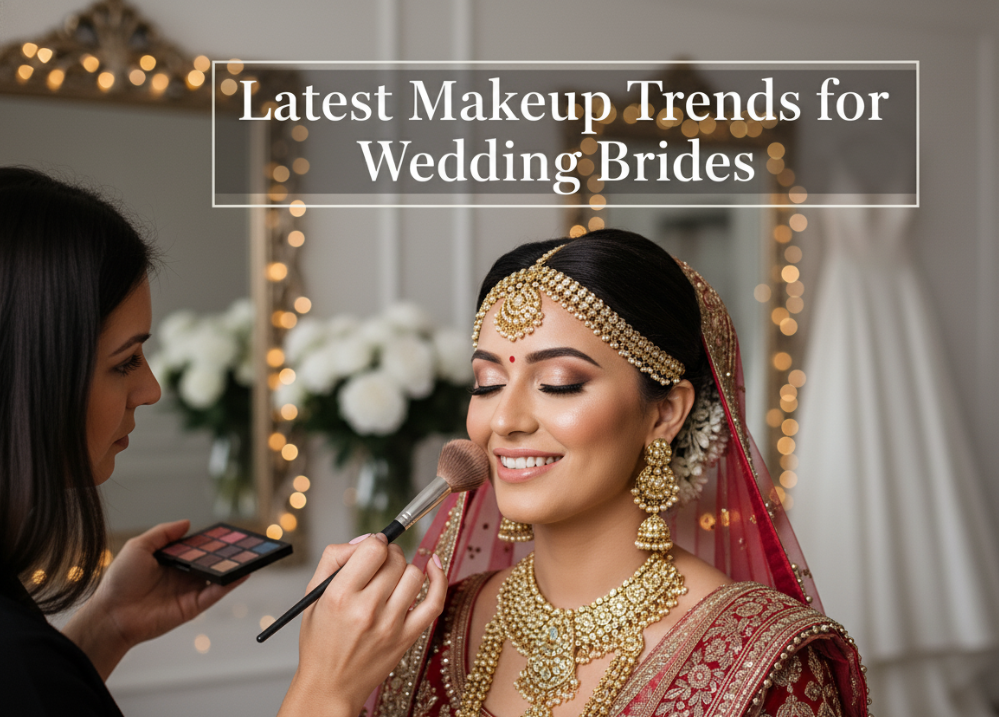 Latest makeup trends for wedding brides