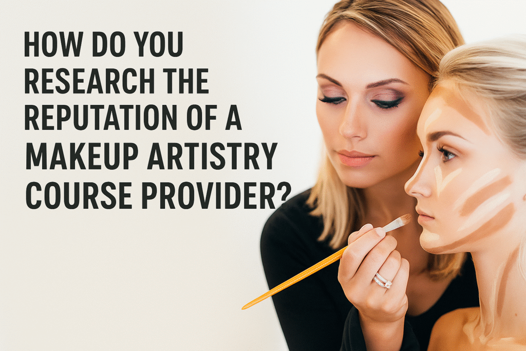 How Do You Research the Reputation of a Makeup Artistry Course Provider