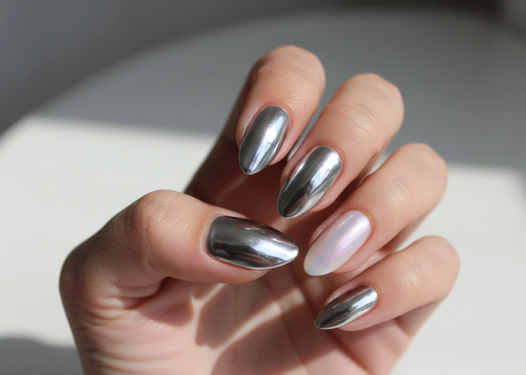 Mirror-Like Appeal: The Chrome and Glazed Effect