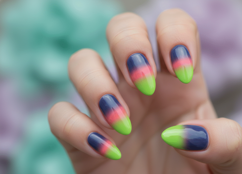 Ombré and Gradient Blends with Unexpected Hues