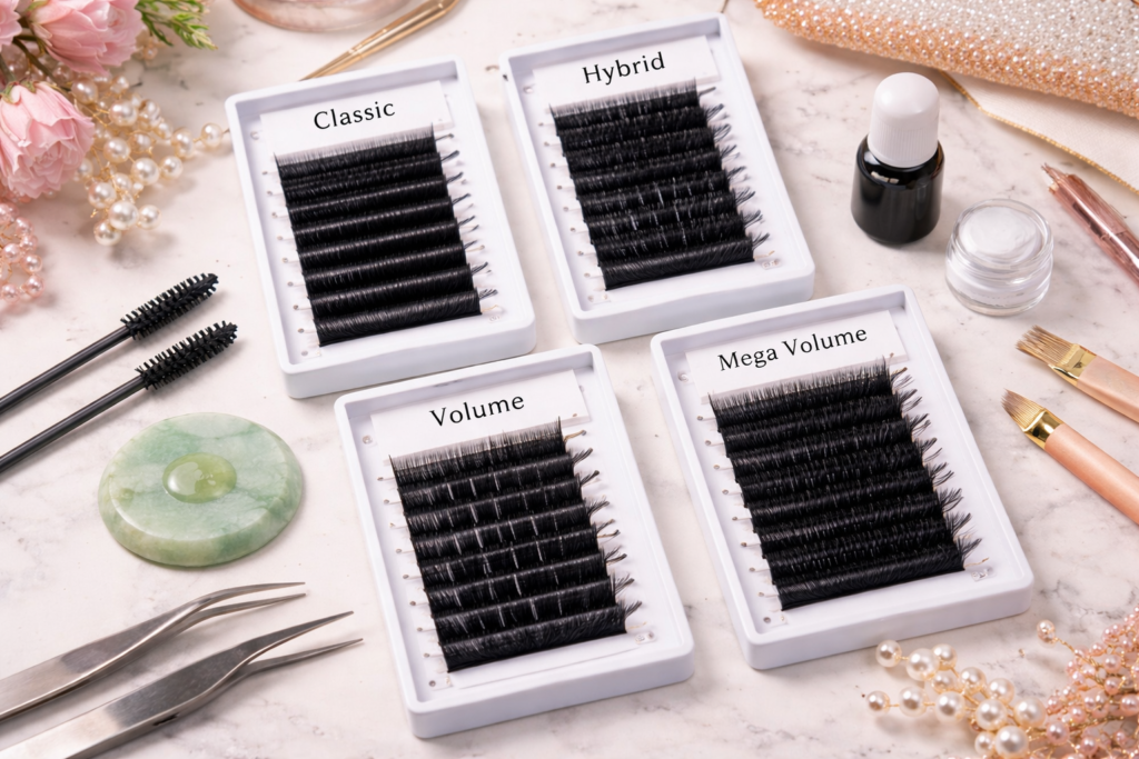 Different Types of Eyelash Extensions