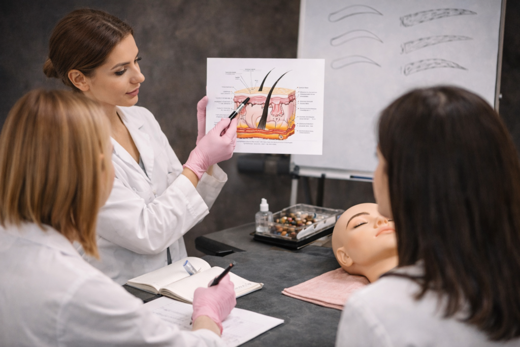 Semi-permanent makeup